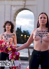 Topless Protest