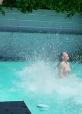 Lesbian pool party