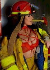 Big Boobie MILF Is An Hot Firefighter Getting Her Pussy Banged By A Fireman