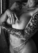 Anja Schrader Is An Tattooed Babe With Large Breasts