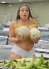 Hotties With Big Boobs Going Wild In Supermarket