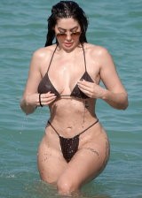 Chloe Ferry Flaunting Her Ample Assets In A Bikini