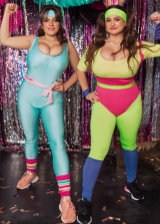 Two Hot Babes With Giant Boobs Doing Workout Is A Treat For The Eyes