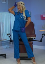 Big tit blonde nurse