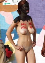 Nude Protest featuring a sexy babe with big tits