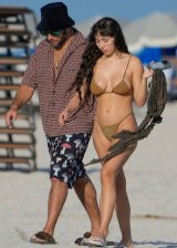Tyson Salomon in Bikini At A Beach In Miami