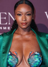 Yaya DaCosta Attends The Hollywood Reporters Women in Entertainment Gala