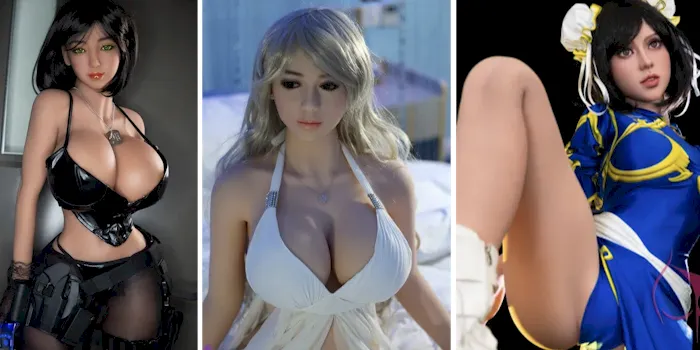 A variety of sex dolls