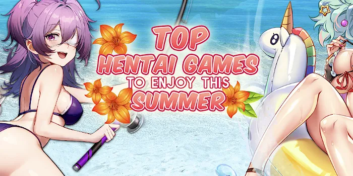 Hentai bikini girl with pink hair