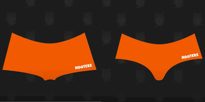 Comparing Hooters shorts then and now
