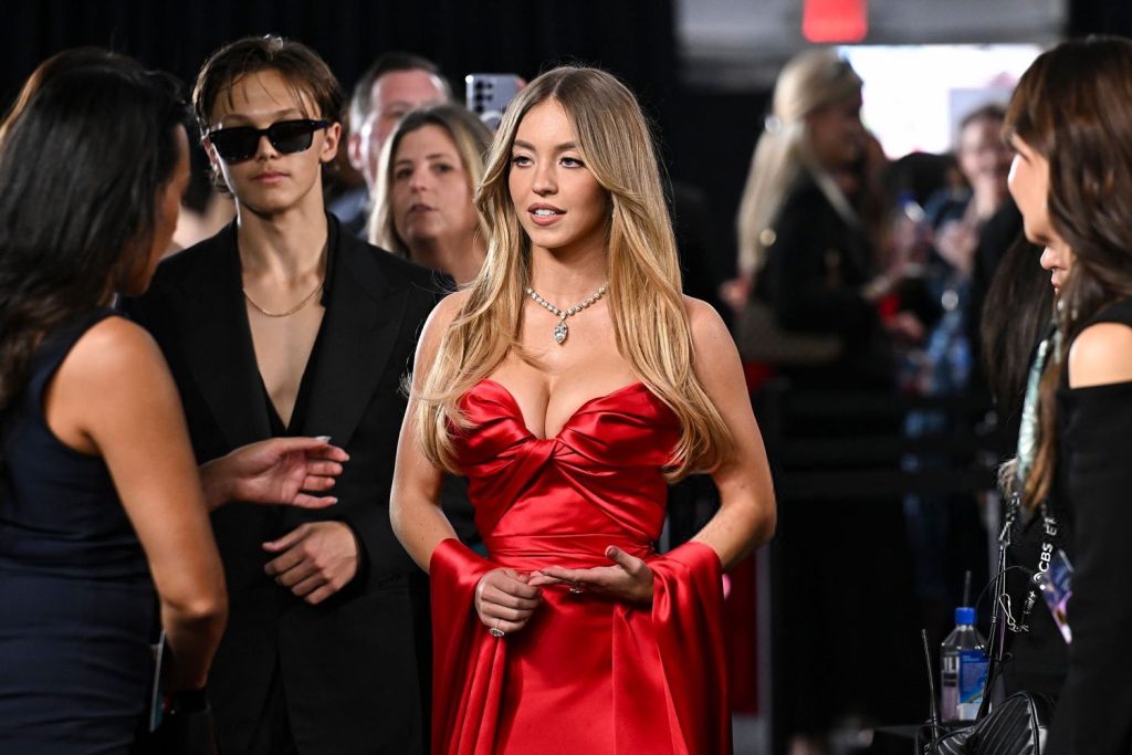 Sydney Sweeney among the crowd of celebs at the Emmys